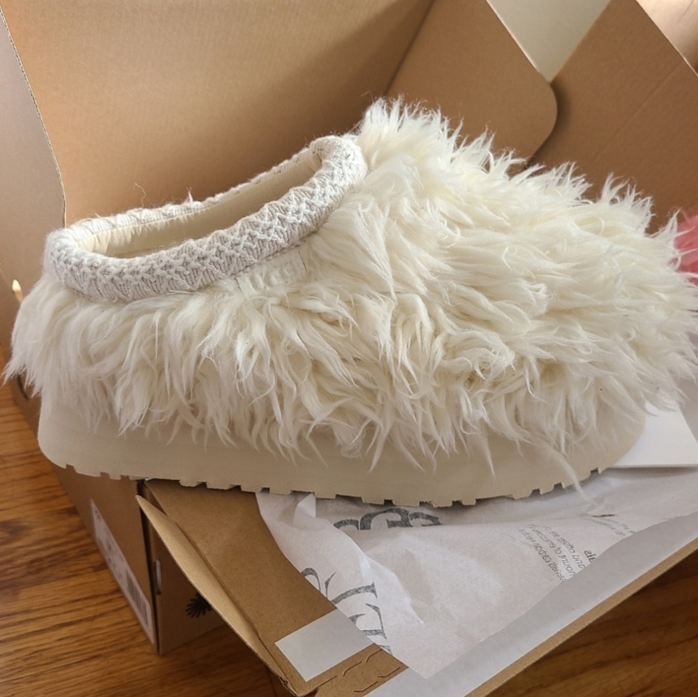 Ugg Fluff Momma Sugar Tasman Platform Slipper HTF ❤